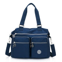 Purple Nylon Shoulder Bag