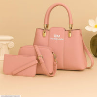 Teal Rexine Bag Set