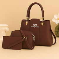 Teal Rexine Bag Set
