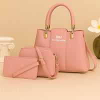 Teal Rexine Bag Set