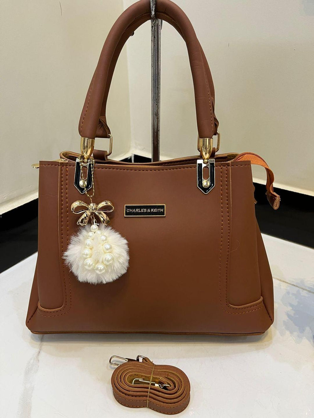Tan Leather Handbag