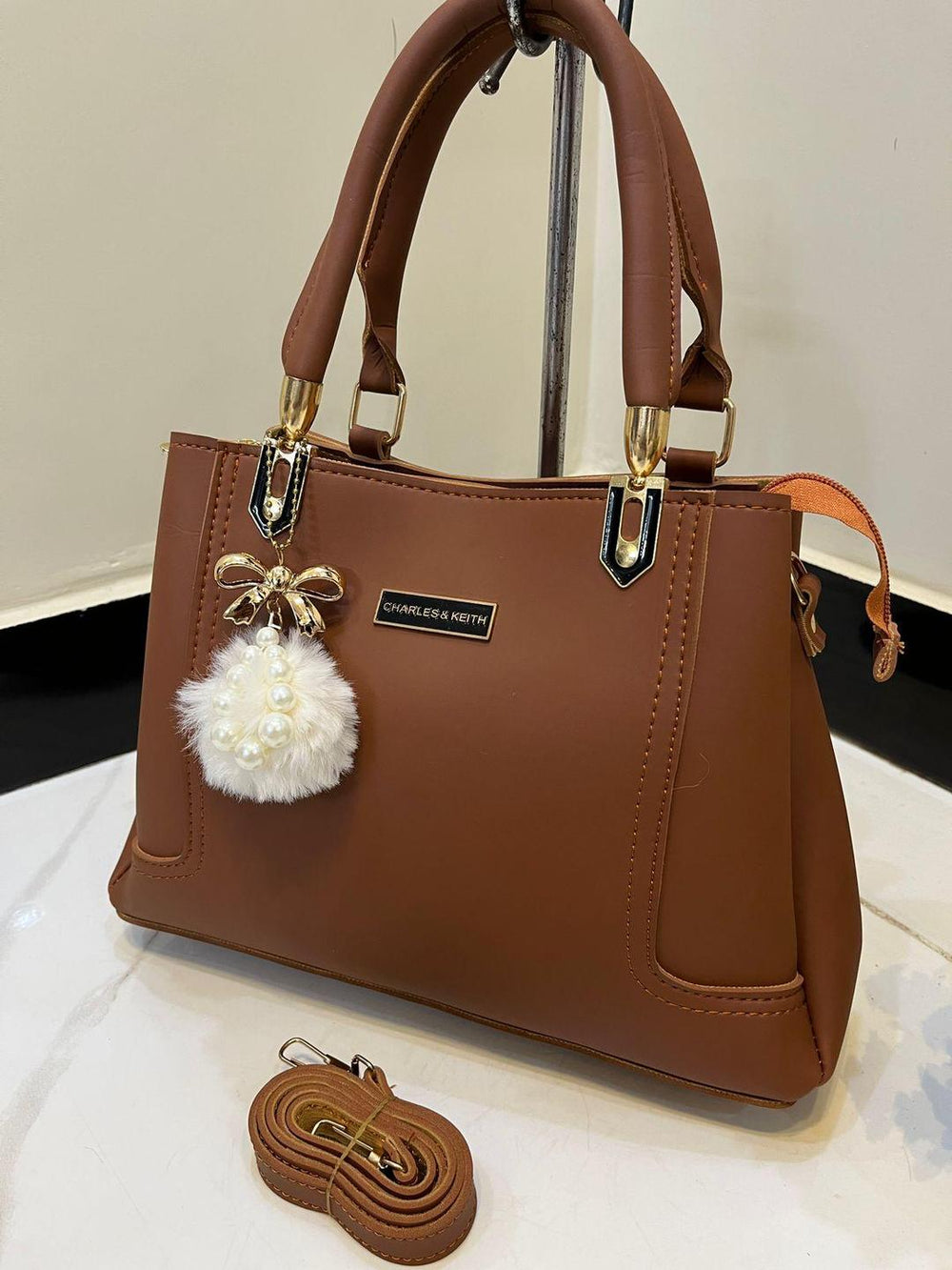Tan Leather Handbag