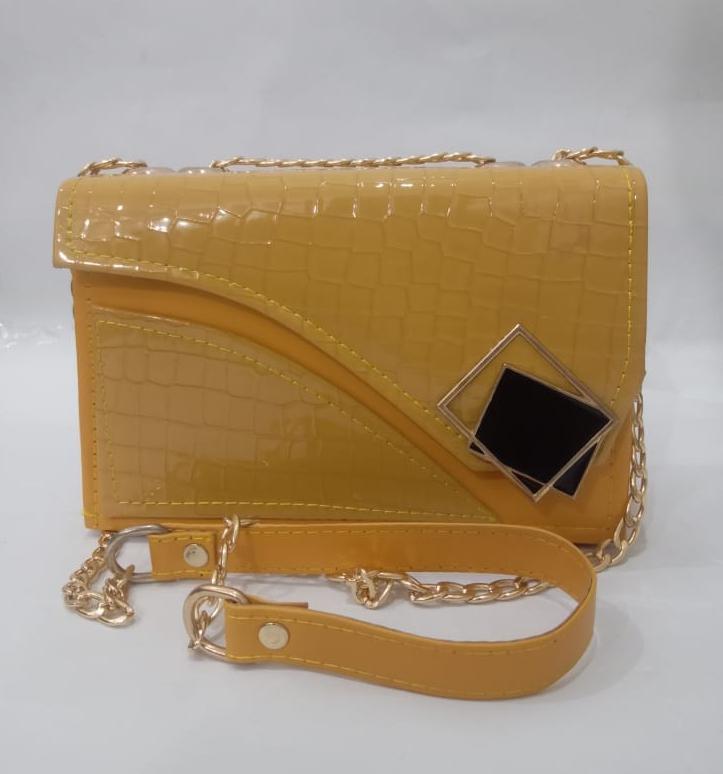 Yellow Rexene Handbag